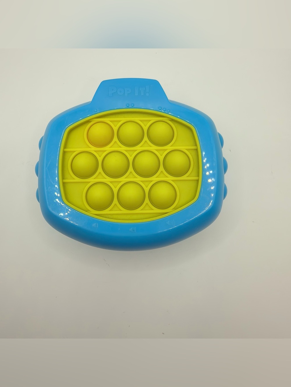 POP IT! Electronic Light-Up Pop Fidget Game Toy w/ Sound Blue/Yellow